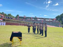 Kepala Kepolisian Daerah Maluku Utara Melantik 128 Siswa Bintara polri di SPN Maluku Utara